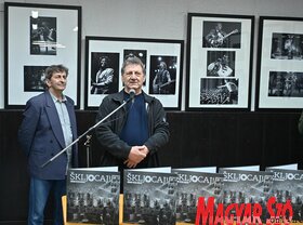Zoran Veselinović könyvbemutatója Kiszácson (Ótos András felvétele)