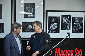 Zoran Veselinović könyvbemutatója Kiszácson (Ótos András felvétele)