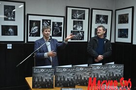 Zoran Veselinović könyvbemutatója Kiszácson (Ótos András felvétele)