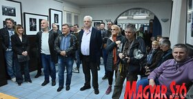 Zoran Veselinović könyvbemutatója Kiszácson (Ótos András felvétele)