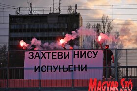 Tüntetés Szabadkán