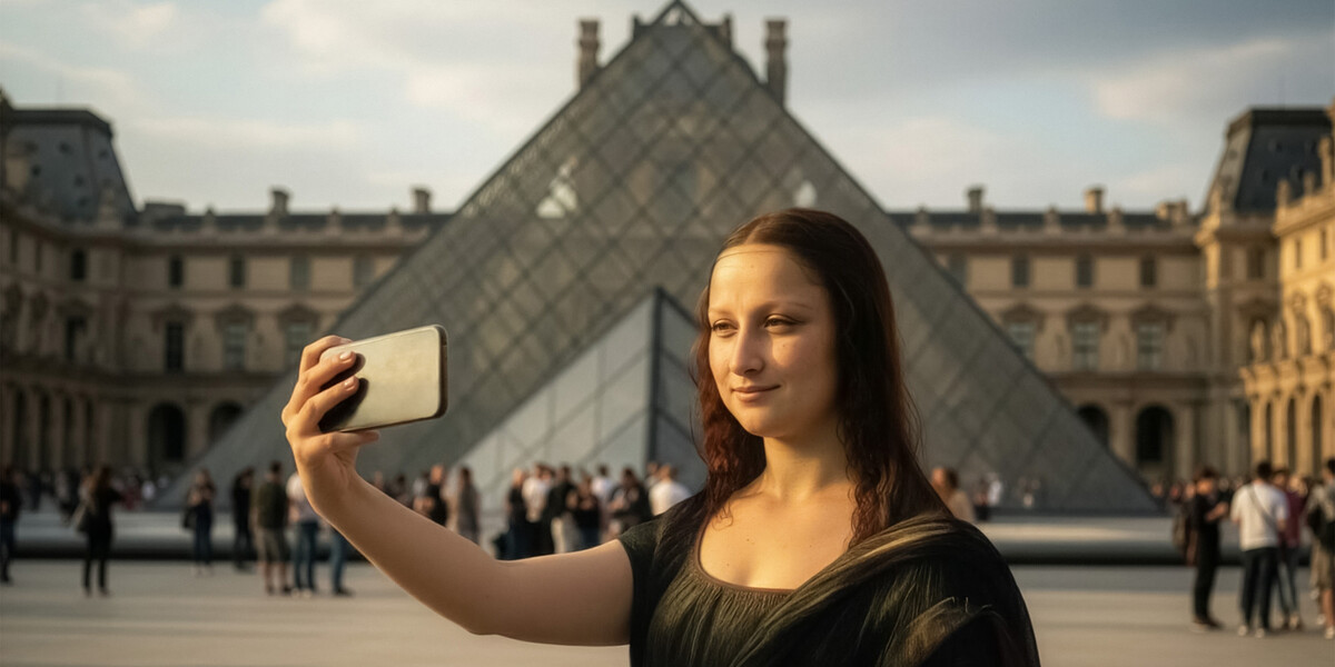 Rendőrségre került két „festő” a Louvre-ból